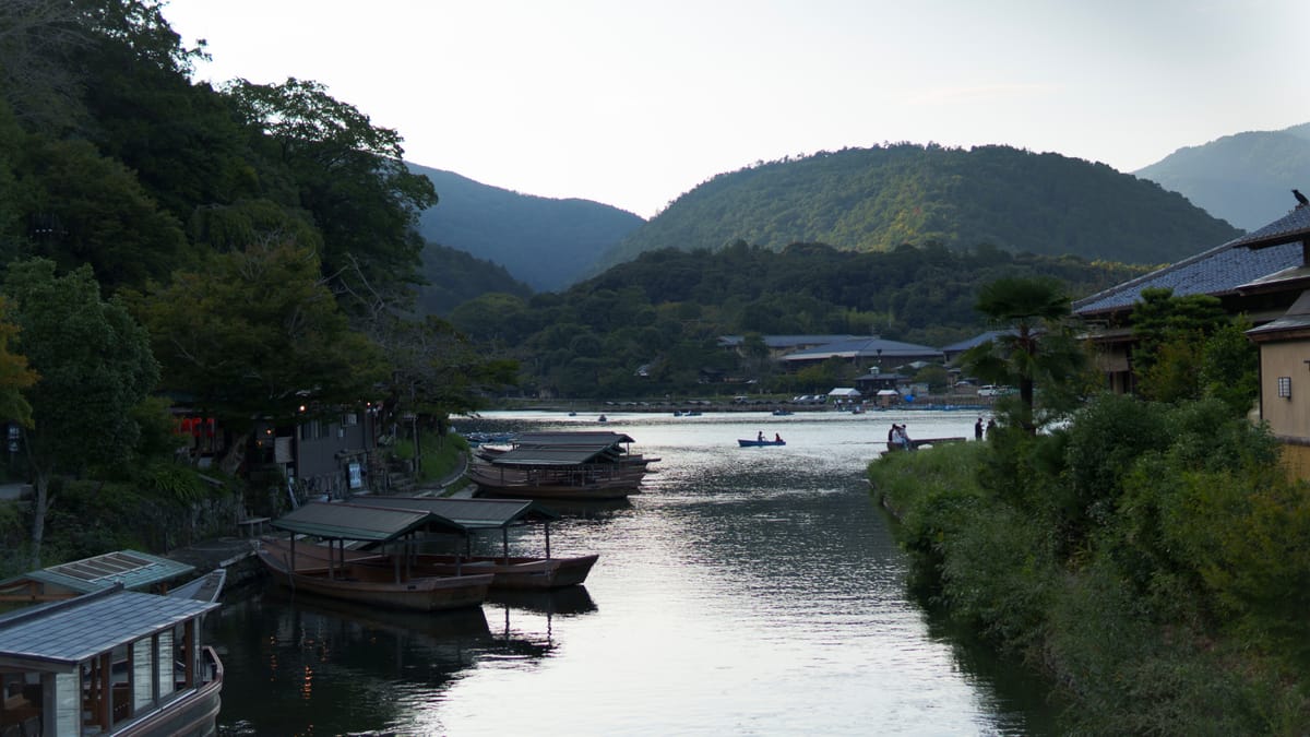 A view of Kyoto's surrounding landscape near the Iwatayama Monkey Park in Arashiyama. Photo taken by Johann.